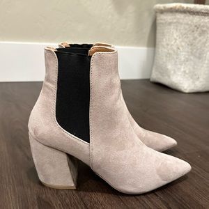 Lulus Suede Boots- Size 5.5